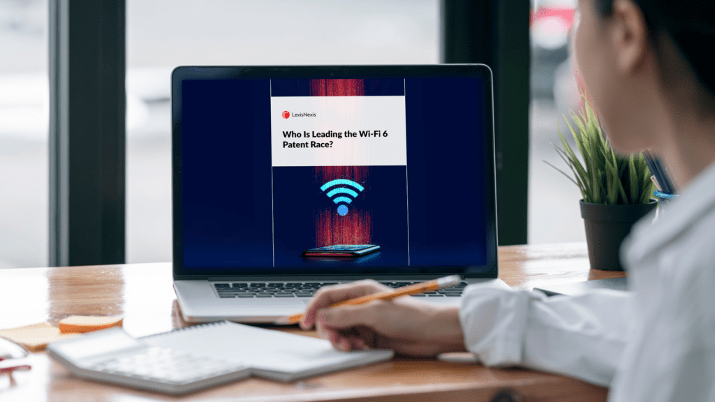wifi 6 report on screen