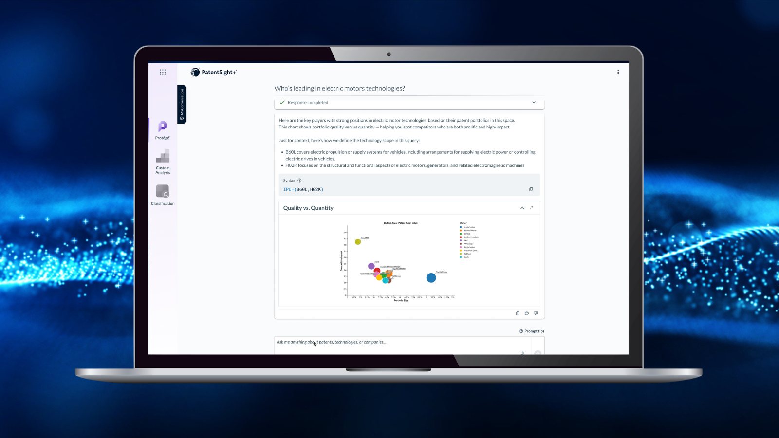 LexisNexis® Announces Protégé™ AI Assistant in PatentSight+™ to Accelerate Strategic IP Decision Making 