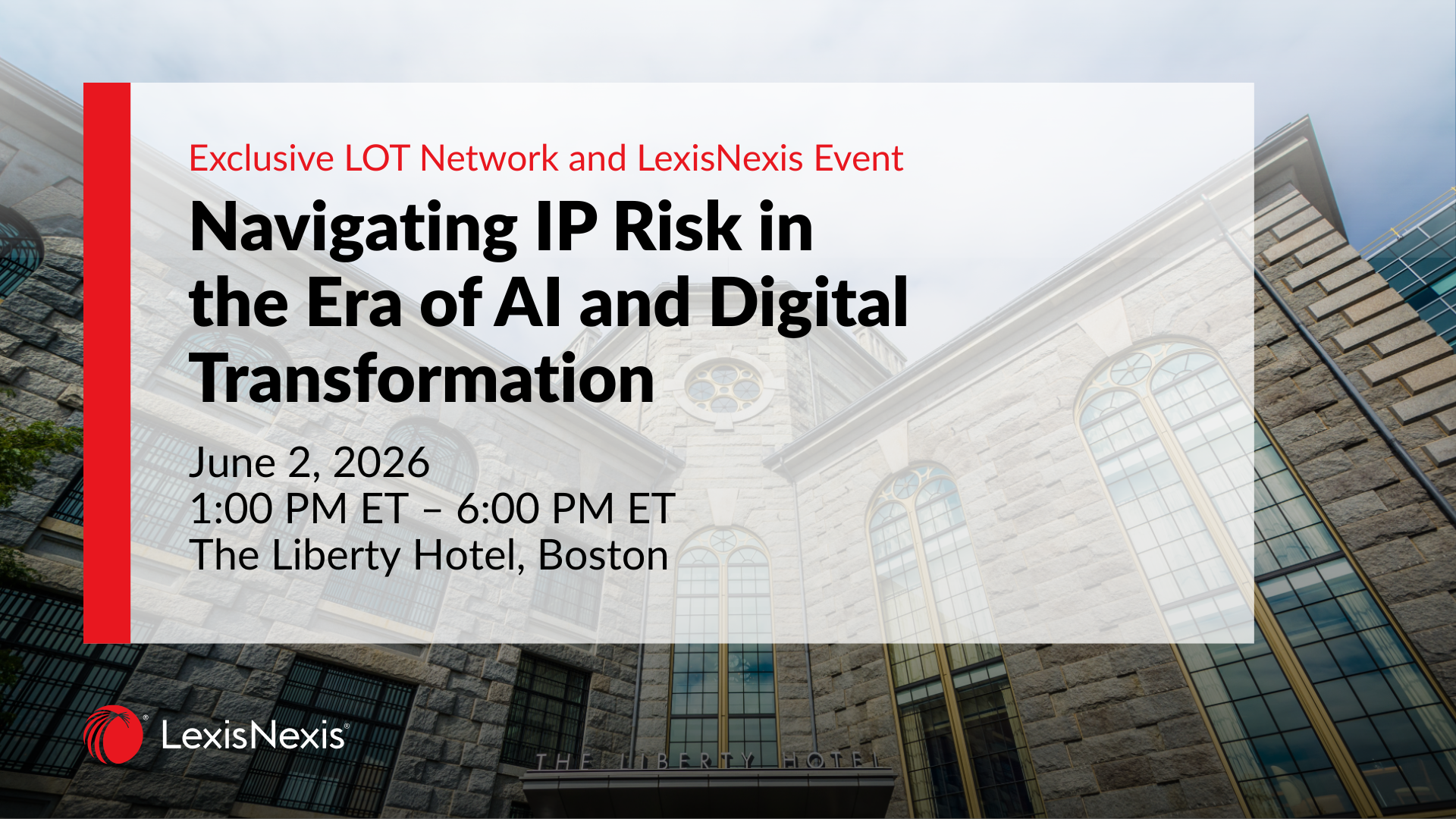 Exclusive LOT Network and LexisNexis Event 2026