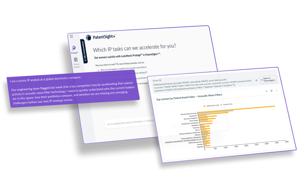PatentSight+ with Protégé - Protege in Action