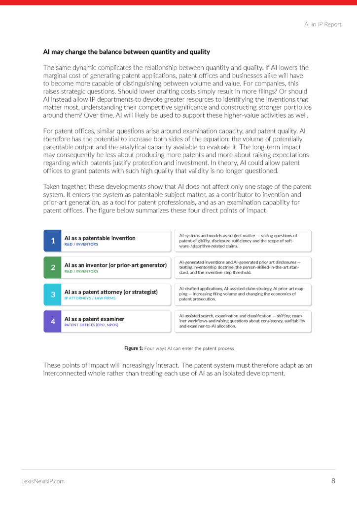AI's impact on the patent system