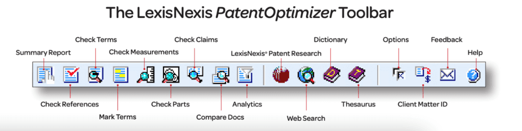 PatentOptimizer Toolbar