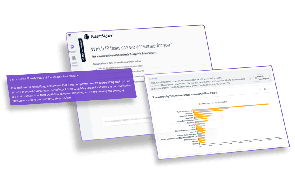PatentSight+ with Protégé - Protege in Action