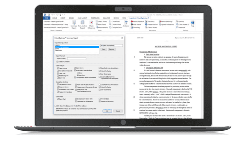 LexisNexis PatentOptimizer®